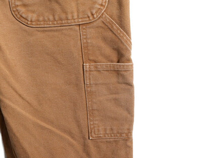 US企画 カーハート ダブルニー ダック オーバーオール レディース M / 古着 CARHARTT ワーク ツナギ ペインター オールインワン ブラウン