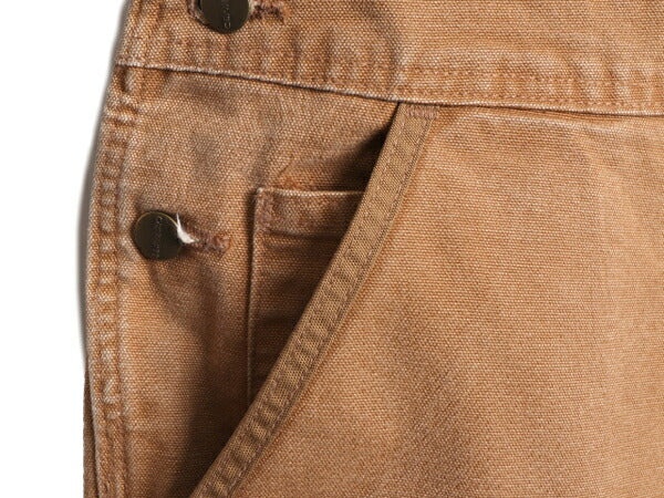 US企画 カーハート ダブルニー ダック オーバーオール レディース M / 古着 CARHARTT ワーク ツナギ ペインター オールインワン ブラウン