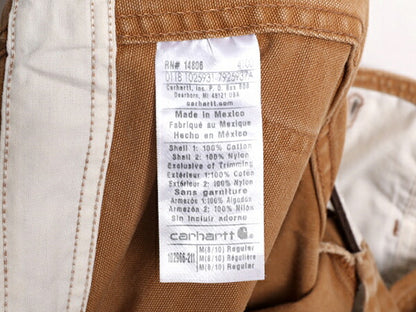 US企画 カーハート ダブルニー ダック オーバーオール レディース M / 古着 CARHARTT ワーク ツナギ ペインター オールインワン ブラウン