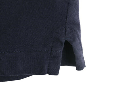 ブルックスブラザーズ プリント 半袖 Tシャツ メンズ L 程/ 古着 Brooks Brothers ロゴT コットン シングルステッチ クルーネック ネイビー