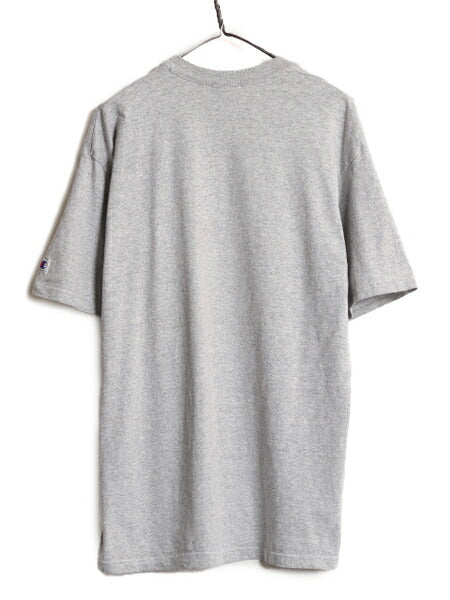 90s チャンピオン 無地 目無し 半袖 Tシャツ メンズ XL / 古着 90年代 オールド Champion ワンポイント 無地T 大きいサイズ ヘビーウェイト