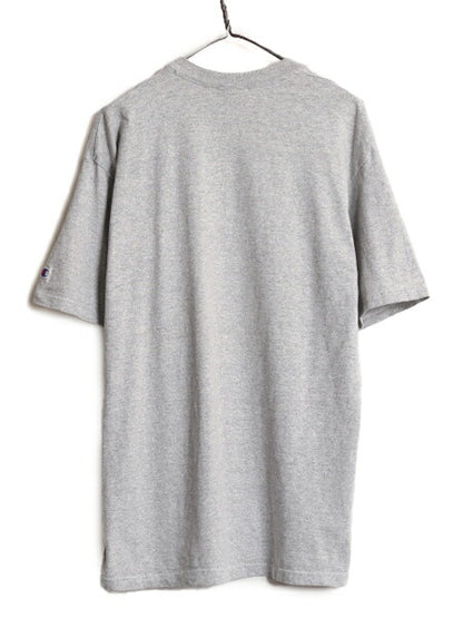 90s チャンピオン 無地 目無し 半袖 Tシャツ メンズ XL / 古着 90年代 オールド Champion ワンポイント 無地T 大きいサイズ ヘビーウェイト