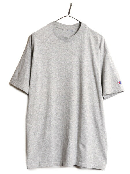90s チャンピオン 無地 目無し 半袖 Tシャツ メンズ XL / 古着 90年代 オールド Champion ワンポイント 無地T 大きいサイズ ヘビーウェイト