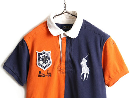 ビッグポニー 希少サイズ S ■ POLO ポロ ラルフローレン 鹿の子 半袖 ポロシャツ ( メンズ ) 半袖シャツ カスタムフィット ラガー タイプ