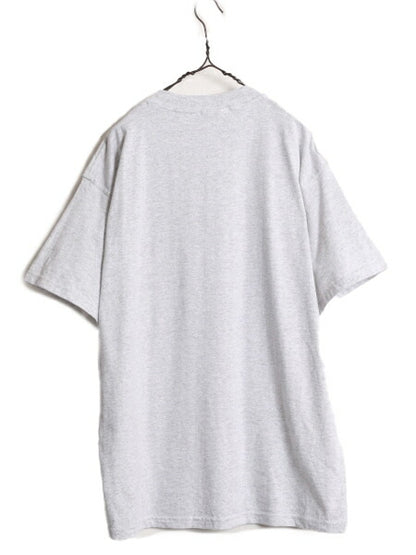 デッドストック 00s ディスカス ポケット付き 無地 半袖 Tシャツ メンズ XL 新品 00年代 オールド DISCUS 無地T ポケT 大きいサイズ グレー