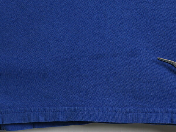 90s USA製 ディッキーズ ポケット付き 無地 半袖 Tシャツ メンズ XL 古着 90年代 オールド Dickies ポケT 大きいサイズ ヘビーウェイト 青