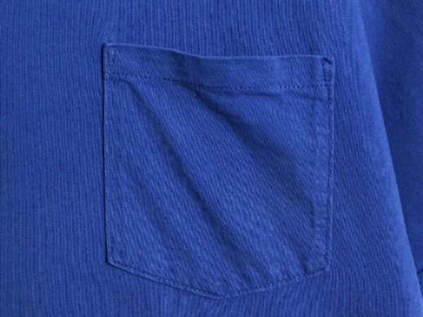 90s USA製 ディッキーズ ポケット付き 無地 半袖 Tシャツ メンズ XL 古着 90年代 オールド Dickies ポケT 大きいサイズ ヘビーウェイト 青