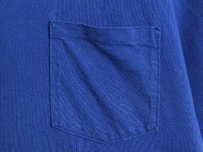 90s USA製 ディッキーズ ポケット付き 無地 半袖 Tシャツ メンズ XL 古着 90年代 オールド Dickies ポケT 大きいサイズ ヘビーウェイト 青