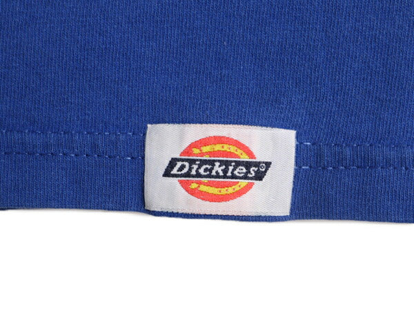 90s USA製 ディッキーズ ポケット付き 無地 半袖 Tシャツ メンズ XL 古着 90年代 オールド Dickies ポケT 大きいサイズ ヘビーウェイト 青