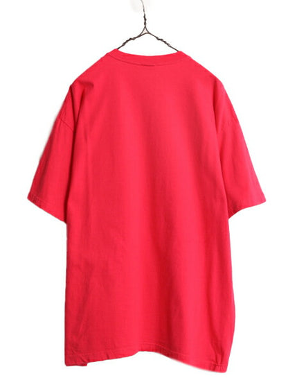80s USA製 チャンピオン ワンポイント 半袖 Tシャツ メンズ L / 古着 80年代 ヴィンテージ 100% コットン Champion ヘビーウェイト 目付き