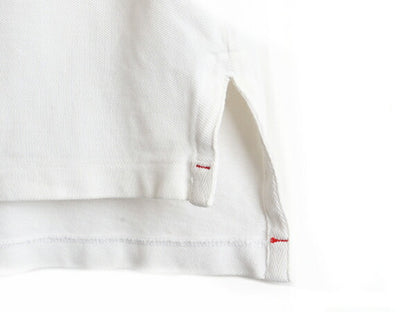 ビッグポニー 希少サイズ S ■ POLO ポロ ラルフローレン 鹿の子 半袖 ポロシャツ ( メンズ ) ラガーシャツ タイプ 半袖シャツ ラグビー 白