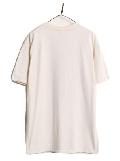 00s クマ アート イラスト プリント 半袖 Tシャツ メンズ XL / 00年代 オールド 大きいサイズ グラフィック ヘビーウェイト キャラクター