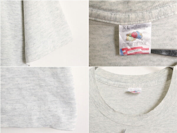 90s USA製 ジョーク イラスト 刺繍 半袖 Tシャツ メンズ XL / 古着 90年代 オールド キャラクター アート ヘビーウェイト シングルステッチ