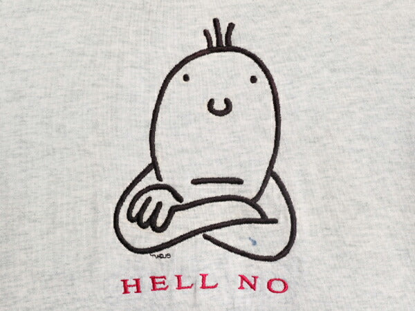 90s USA製 ジョーク イラスト 刺繍 半袖 Tシャツ メンズ XL / 古着 90年代 オールド キャラクター アート ヘビーウェイト シングルステッチ
