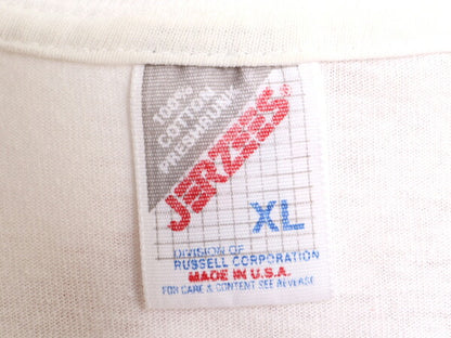 90s USA製 ドッグ アート イラスト プリント Tシャツ メンズ XL / 古着 90年代 オールド 犬 アニマル 大きいサイズ グラフィック ホワイト