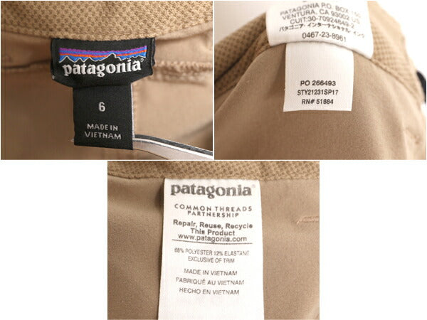 US企画 17年製 パタゴニア ハッピー ハイク ショートパンツ 6 レディース M / Patagonia アウトドア ショーツ 短パン ストレッチ ナイロン
