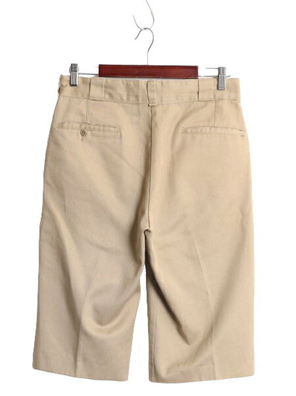70s エルエルビーン チノ ワーク ショートパンツ メンズ 実寸 30 ヴィンテージ LLBEAN カットオフ ショーツ 七分丈 ノータック ストレート