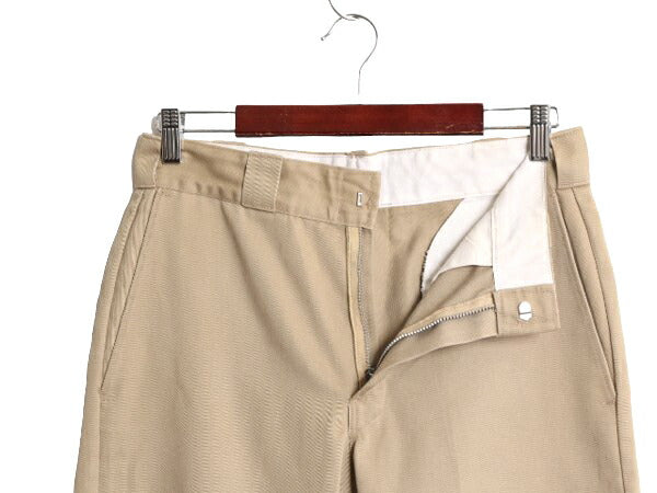 70s エルエルビーン チノ ワーク ショートパンツ メンズ 実寸 30 ヴィンテージ LLBEAN カットオフ ショーツ 七分丈 ノータック ストレート