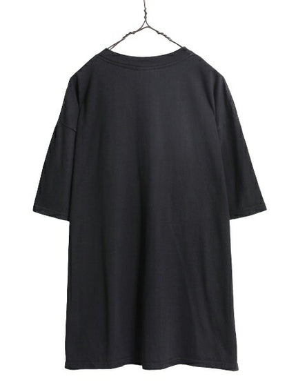 90s ジョーク メッセージ プリント 半袖 Tシャツ メンズ XL / 90年代 オールド ブラック アート グラフィック ヘビーウェイト 大きいサイズ