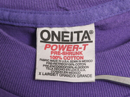 90s ジョーク メッセージ プリント 半袖 Tシャツ メンズ XL 90年代 オールド グラフィック 大きいサイズ シングルステッチ ヘビーウェイト