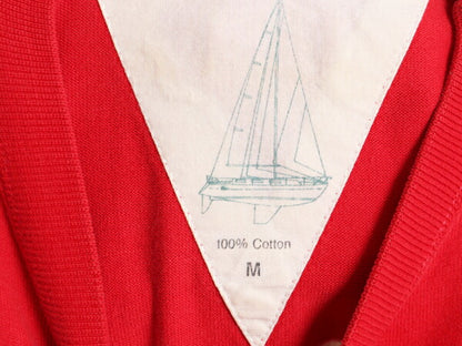 80s 90s ラコステ 前V ボーダー 長袖 Tシャツ メンズ M 古着 80年代 90年代 オールド ヴィンテージ IZOD LACOSTE ラガーシャツ 素材 ロンT