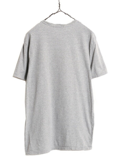 ポロベアー ポロ ラルフローレン プリント 半袖 Tシャツ メンズ レディース M / 古着 キャラクター 半袖Tシャツ シングルステッチ グレー