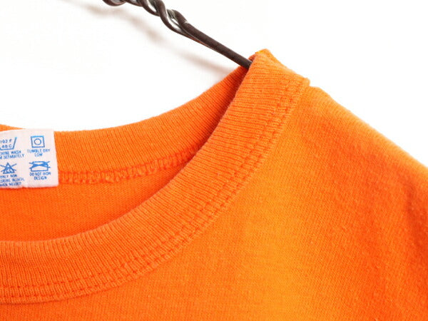 80s USA製 チャンピオン 半袖 Tシャツ メンズ M / 80年代 ヴィンテージ Champion ワンポイント スクリプト ロゴ シングルステッチ 目付き