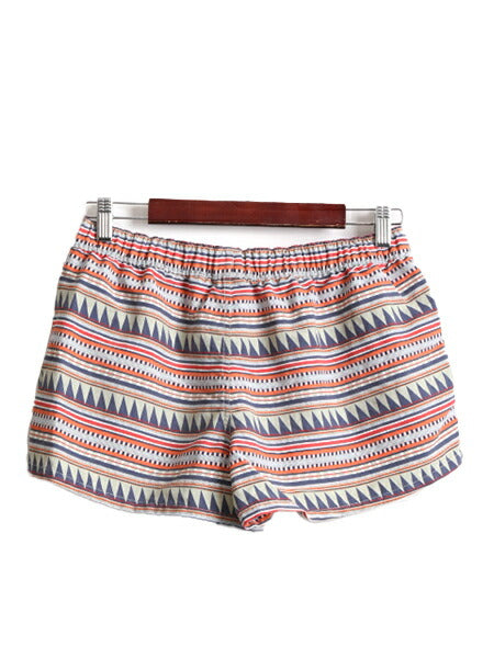 18年製 パタゴニア ベアリー バギーズ ショーツ レディース M / Patagonia ナイロン ショートパンツ 短パン スイムショーツ 水陸両用 総柄