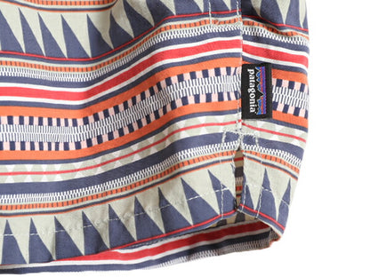 18年製 パタゴニア ベアリー バギーズ ショーツ レディース M / Patagonia ナイロン ショートパンツ 短パン スイムショーツ 水陸両用 総柄