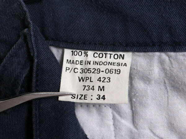 90s 00s ドッカーズ リーバイス コットン ショートパンツ メンズ 34 / 古着 オールド LEVIS DOCKERS 短パン 半パン ツータック ショーツ 紺