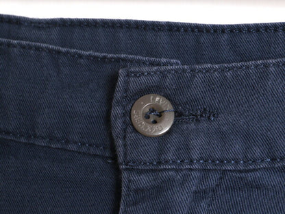 90s 00s ドッカーズ リーバイス コットン ショートパンツ メンズ 34 / 古着 オールド LEVIS DOCKERS 短パン 半パン ツータック ショーツ 紺