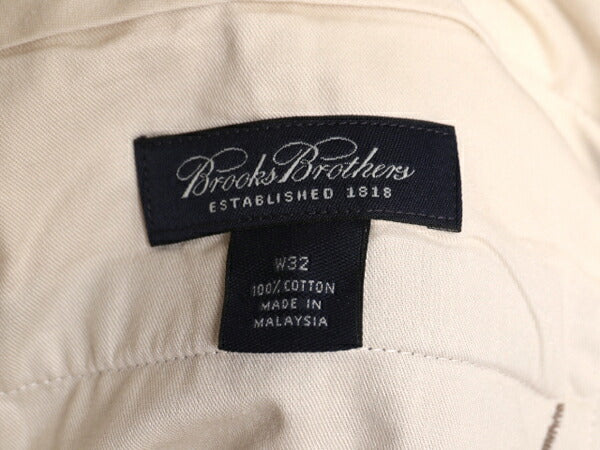 ブルックスブラザーズ コットン チノ ショートパンツ メンズ 32 / Brooks Brothers ツータック ショーツ 短パン チノパン 灰 半パン グレー