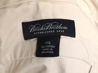 ブルックスブラザーズ コットン チノ ショートパンツ メンズ 32 / Brooks Brothers ツータック ショーツ 短パン チノパン 灰 半パン グレー