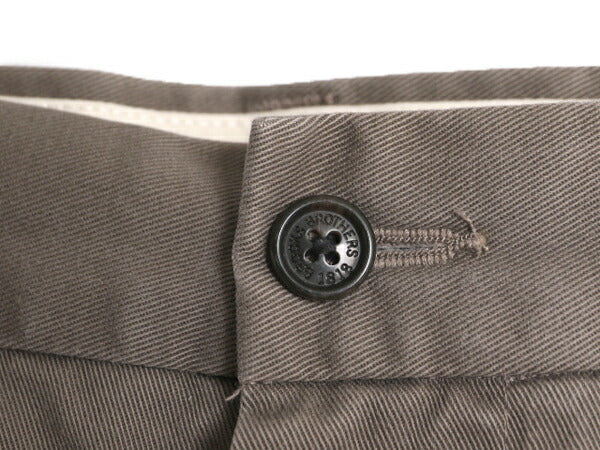 ブルックスブラザーズ コットン チノ ショートパンツ メンズ 32 / Brooks Brothers ツータック ショーツ 短パン チノパン 灰 半パン グレー