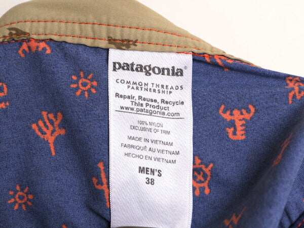 16年製 パタゴニア プリント ウェーブ ファーラー ボード ショーツ メンズ 38 古着 Patagonia ショートパンツ 短パン 半パン 水陸両用 総柄