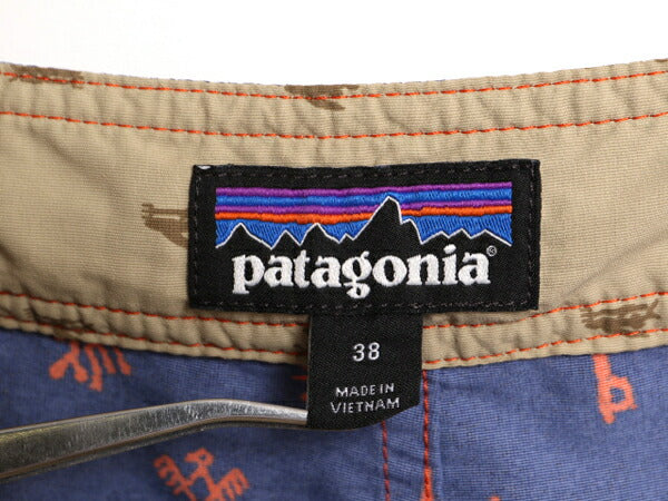 16年製 パタゴニア プリント ウェーブ ファーラー ボード ショーツ メンズ 38 古着 Patagonia ショートパンツ 短パン 半パン 水陸両用 総柄