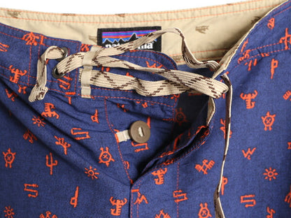 16年製 パタゴニア プリント ウェーブ ファーラー ボード ショーツ メンズ 38 古着 Patagonia ショートパンツ 短パン 半パン 水陸両用 総柄