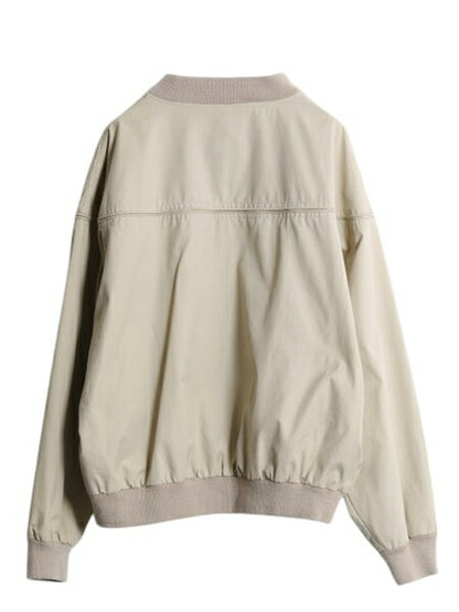 80s KNIGHTSBRIDGE ダービー ジャケット メンズ XL 古着 ヴィンテージ フルジップ カップショルダー スイングトップ 大きいサイズ ブルゾン