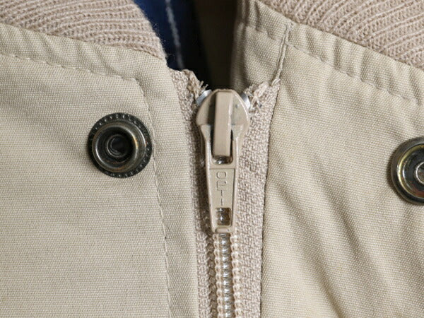 80s KNIGHTSBRIDGE ダービー ジャケット メンズ XL 古着 ヴィンテージ フルジップ カップショルダー スイングトップ 大きいサイズ ブルゾン