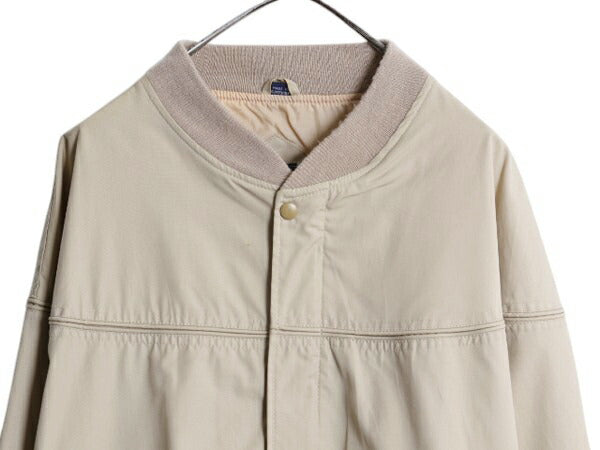 80s KNIGHTSBRIDGE ダービー ジャケット メンズ XL 古着 ヴィンテージ フルジップ カップショルダー スイングトップ 大きいサイズ ブルゾン