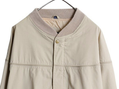 80s KNIGHTSBRIDGE ダービー ジャケット メンズ XL 古着 ヴィンテージ フルジップ カップショルダー スイングトップ 大きいサイズ ブルゾン