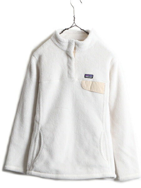 ガールズ XL 155cm レディース XS 程■ 17年製 パタゴニア リツール スナップT プルオーバー ジャケット 古着 Patagonia フリース ブルゾン