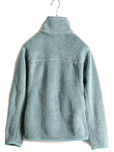 希少サイズ XS ■ 08年製 パタゴニア リツール スナップT プルオーバー ジャケット ( レディース ) 古着 Patagonia フリース ブルゾン 青