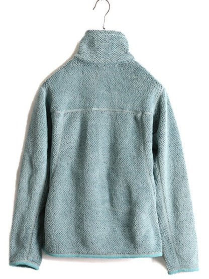 希少サイズ XS ■ 08年製 パタゴニア リツール スナップT プルオーバー ジャケット ( レディース ) 古着 Patagonia フリース ブルゾン 青