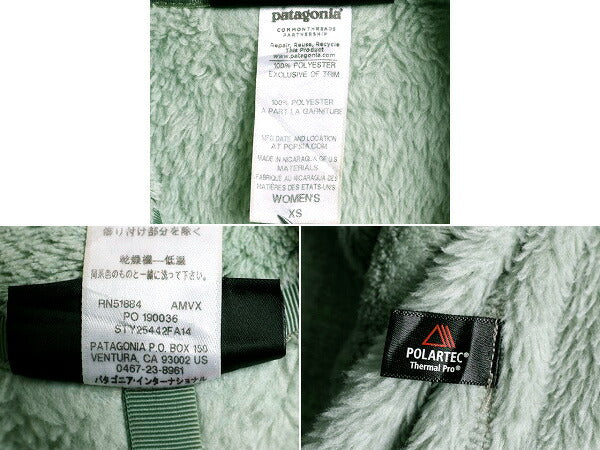 希少サイズ XS ■ 14年製 パタゴニア リツール スナップT プルオーバー ジャケット ( レディース ) 古着 Patagonia フリース ジャンパー 緑