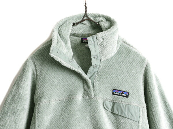 希少サイズ XS ■ 14年製 パタゴニア リツール スナップT プルオーバー ジャケット ( レディース ) 古着 Patagonia フリース ジャンパー 緑