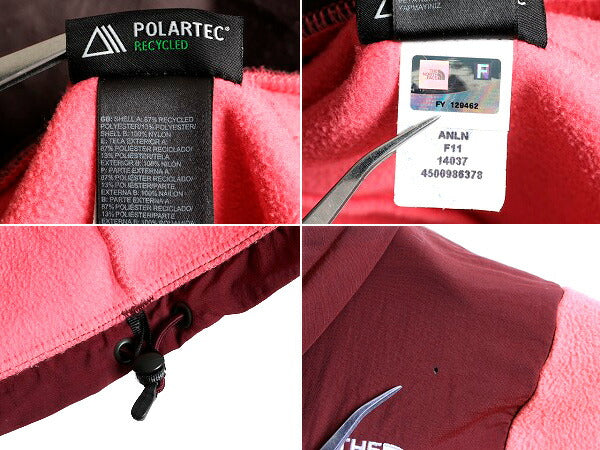 ■ ノースフェイス フード付き デナリ ジャケット レディース M / 古着 The North Face ブルゾン ジャンパー パーカー フリース アウトドア