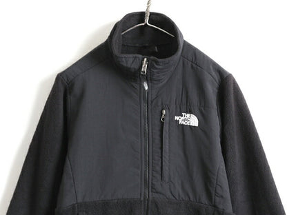希少サイズ S 人気 黒 ■ ノースフェイス デナリ ジャケット ( レディース ) 古着 The North Face DENALI フルジップ アウトドア フリース