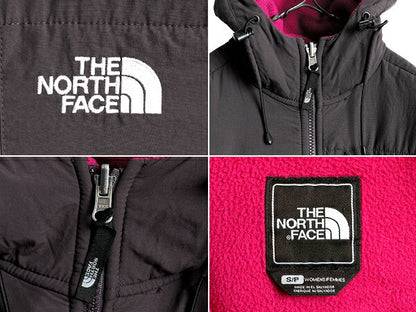 希少サイズ S ■ ノースフェイス フード付き デナリ ジャケット レディース / 古着 The North Face ブルゾン ジャンパー フリース パーカー