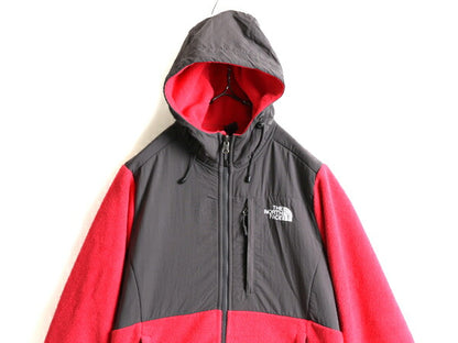 希少サイズ S ■ ノースフェイス フード付き デナリ ジャケット ( レディース ) 古着 The North Face ブルゾン パーカー フリース 2トーン